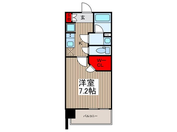 コンフォリア木場親水公園の物件間取画像